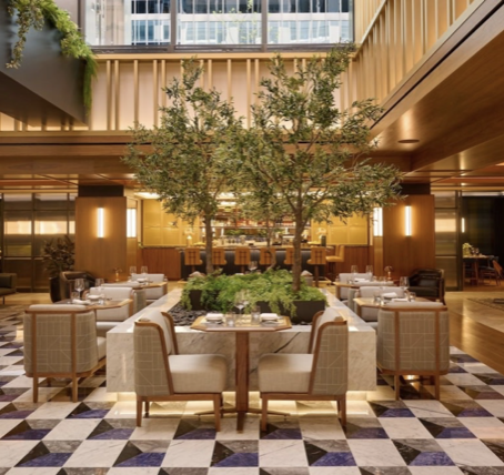 Dining room at Paramount Club