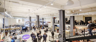 Interior of an Urbanspace food hall